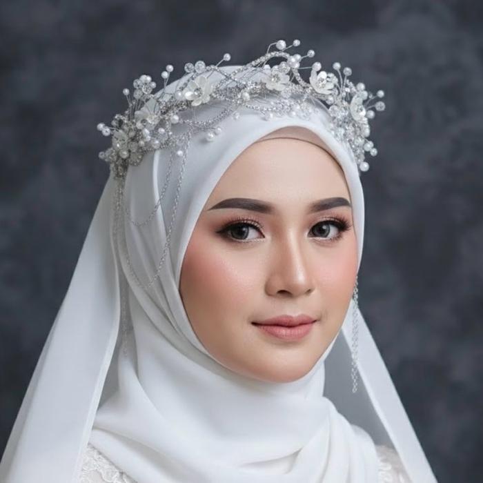 mahkota permata cangkang.