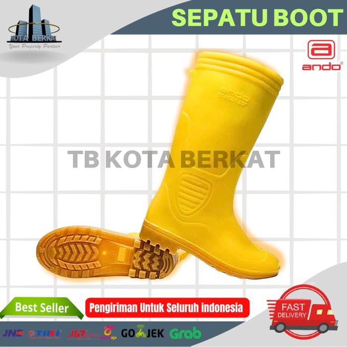 SEPATU BOOT ANDO / SEPATU APD / SEPATU KONTRUKSI / SAFETY BOOTS ANDO
