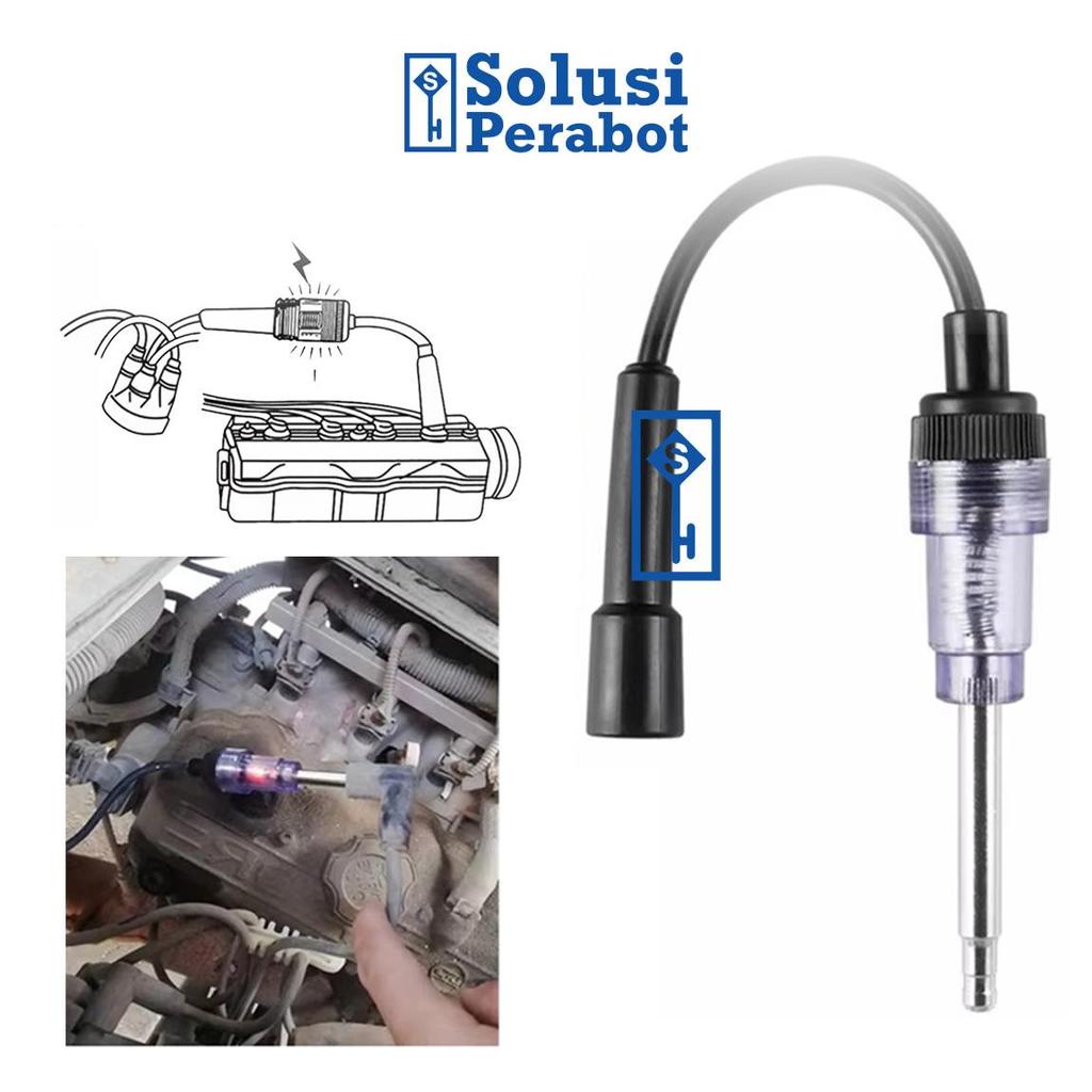 Alat Cek Busi AJ64 SP / Spark Ignition Tester Indikator Penguji Tes / Pengapian Geartronic / Uji Mob
