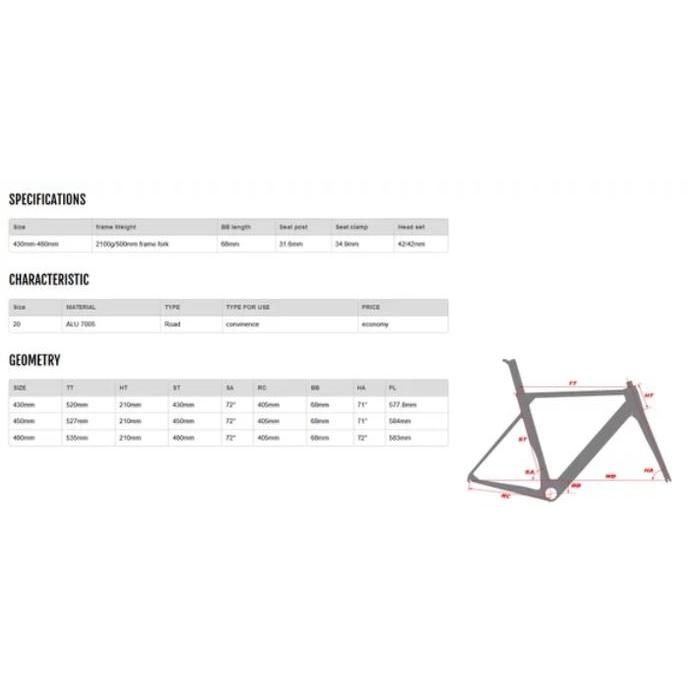 Frame Mosso Minivelo 20 Xr5
