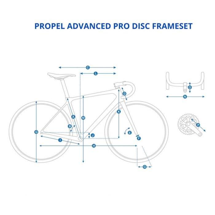 Frame Roadbike Giant Propel Advanced Pro Disc Frame Sepeda