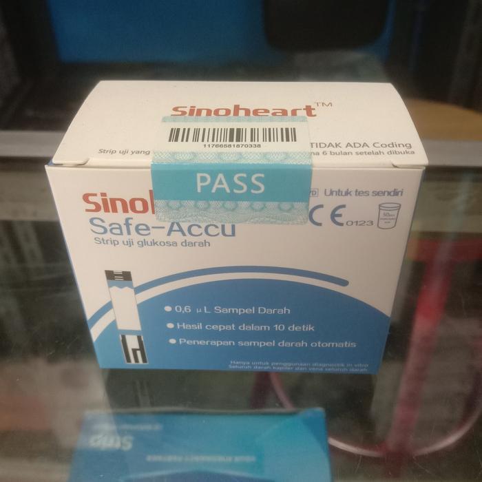 Ready Strip Gula darah sinoheart/ Sinoheart glucose strip/gula darah