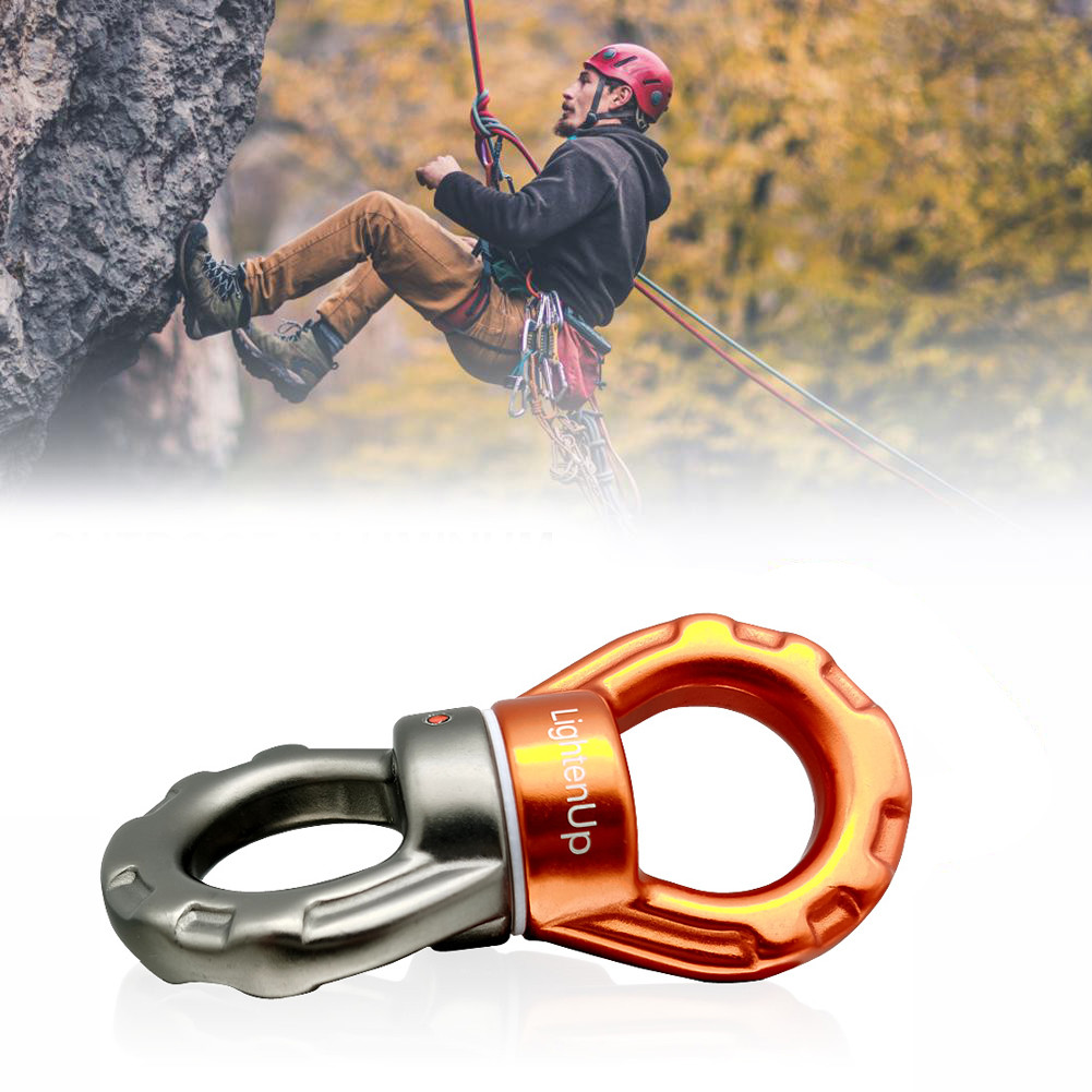 30Kn Outdoor Climbing Carabiner 8-Shaped Connecting Rotating Ring Rope Swl Unrsal Wheel Fixed