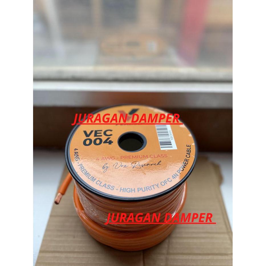 Kabel Power Audio Veruso Vec 004 4 Awg By Vox Pure Cooper 4N Terbaik