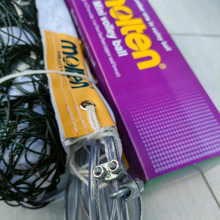 ORIGINAL net volly Mini molten seling baja 6,2meter B volly spon READY STOCK