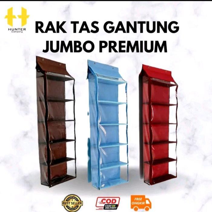 RAK TAS PREMIUM TEBAL/RAK GANTUNG TAS PREMIUM JUMBO/RAK TAS POLOS TEBAL