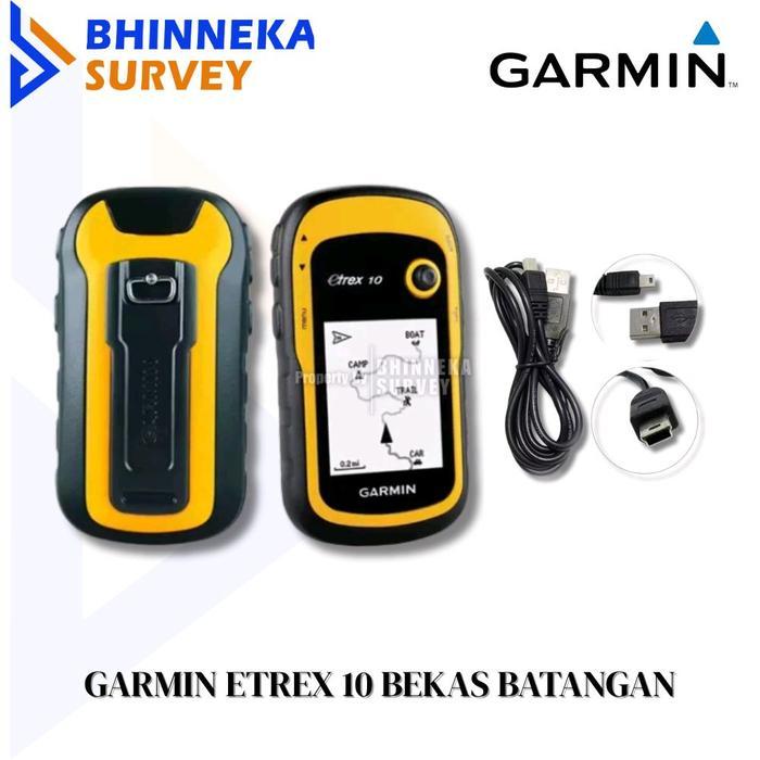GARMIN GPS ETREX 10 SECOND / GPS GARMIN ETREX 10 BEKAS
