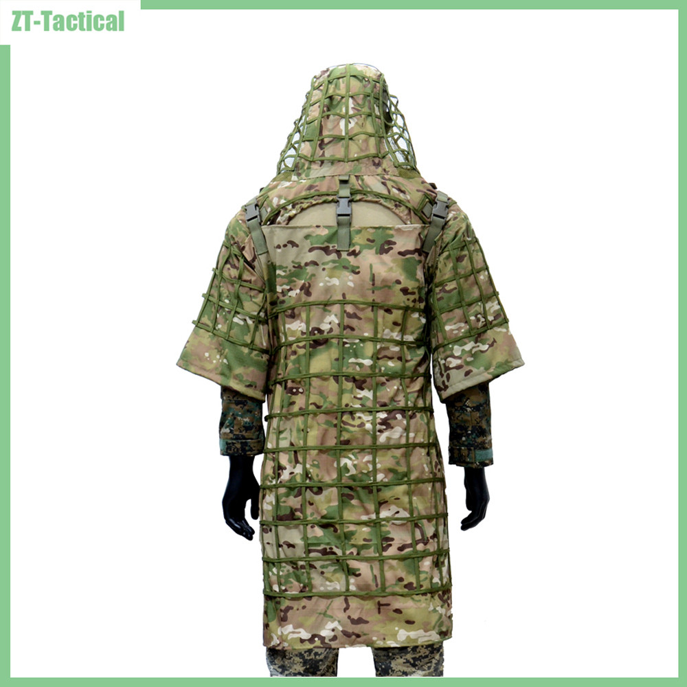 Ghillie Suit Foundation, Ghillie Poncho, Camouflage Hunting Ghillie Base, Ghillie Cape Sniper Viper