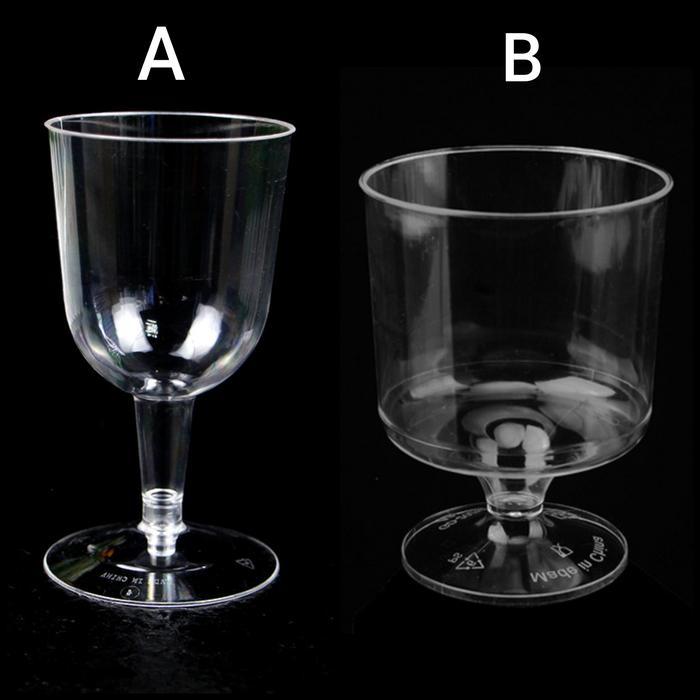 Gelas Wine Glass Plastik
