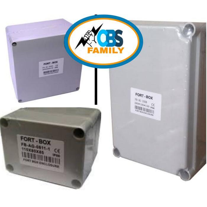 Duradus / Junction Box Tipe Solid Cover Ukuran 280X190X130 Merk Fort