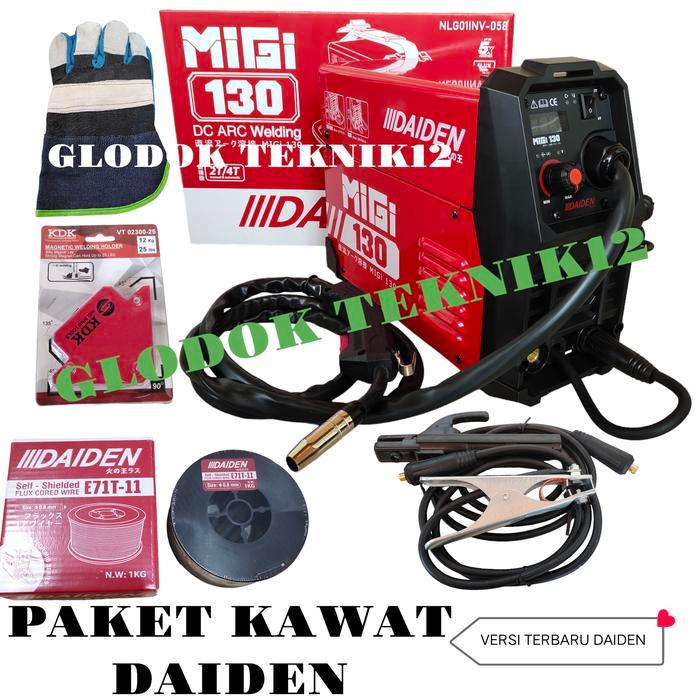 MESIN LAS DAIDEN MIGI 130 CO2 DAIDEN MIGI 130 TRAFOLAS DAIDEN MIG 130 - PKET KWT DAIDEN