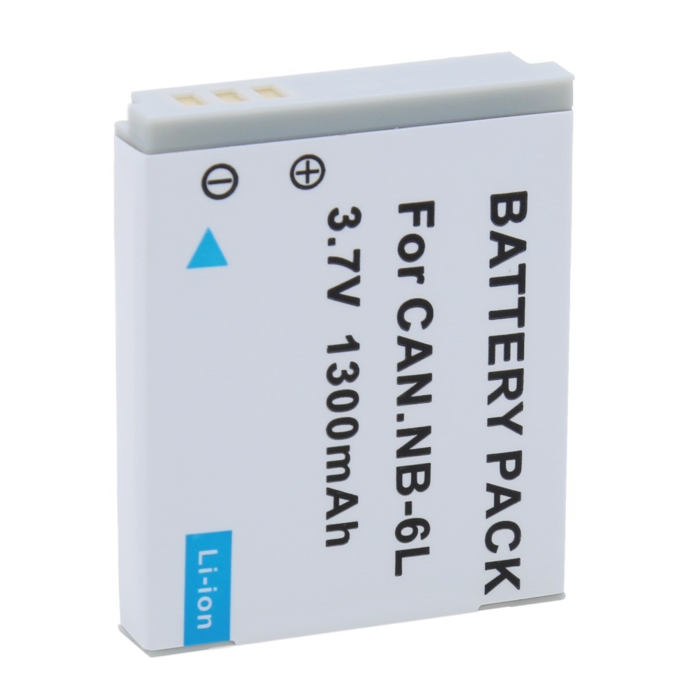 1Pcs  1300mAh NB-6L NB6L Battery for Canon Power-shot Camera SX520 HS SX530 SX600 SX610 SX700 SX710 