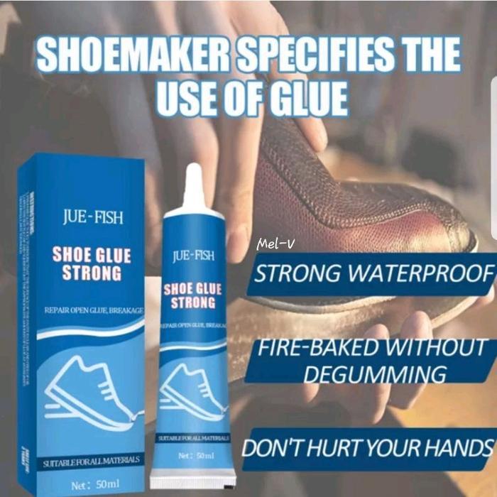 Glue Shoes Repair Juefish Lem Sepatu Perbaikan Sandal Serbaguna Kuat Jue Fish