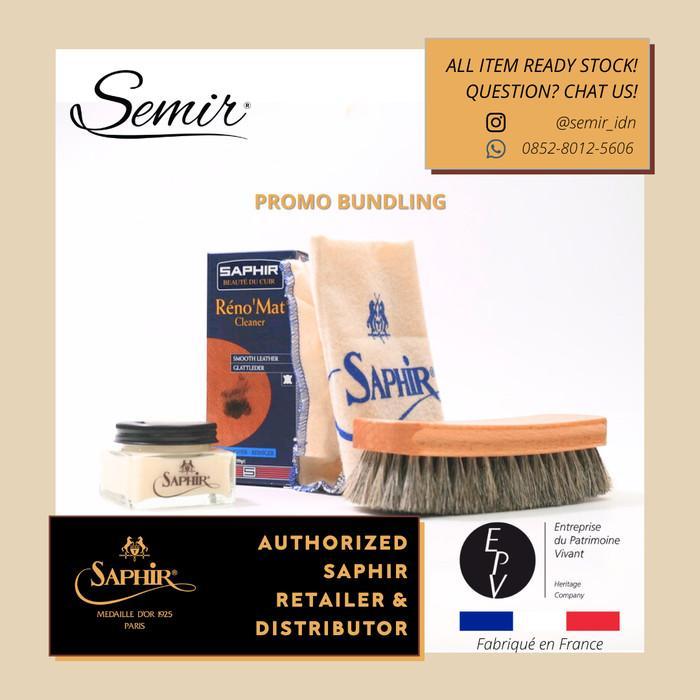 Saphir Leather Care Kit - Renovateur + Renomat + Brush