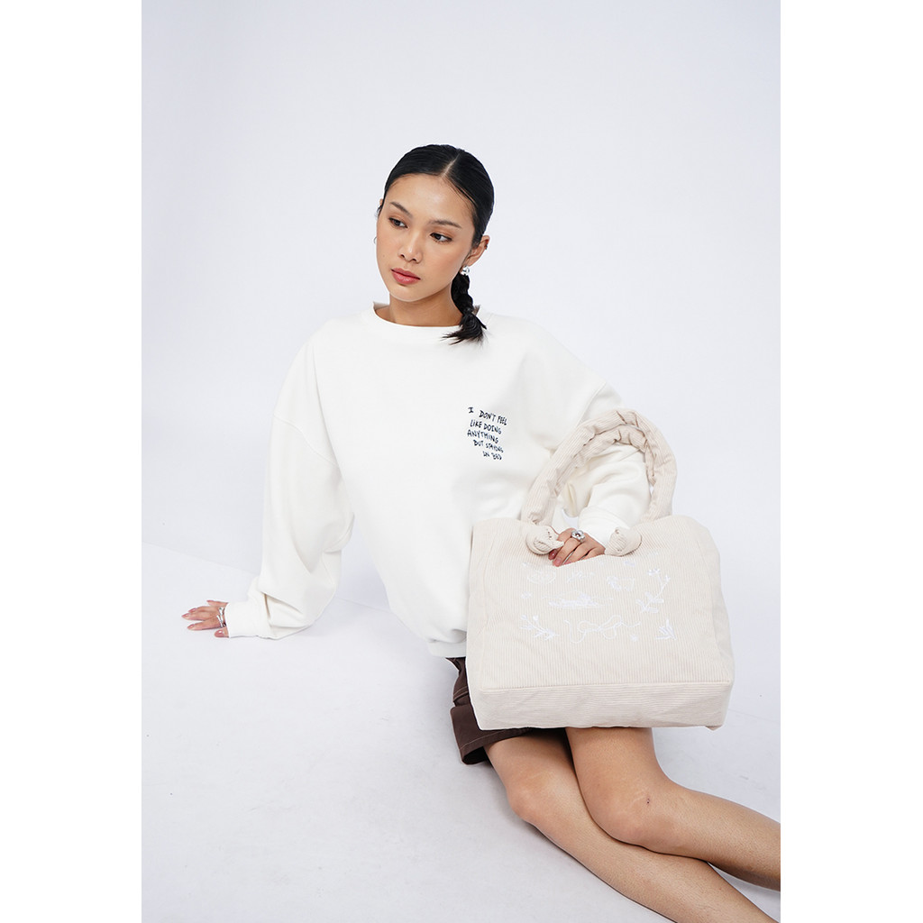 COLORBOX Cream Tote Bag