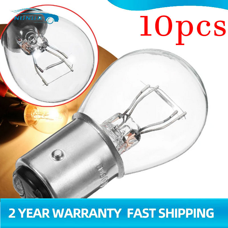 10Pcs DC12V Car LED Turn Singal Light Brake Bulbs 1157 BAY15D P21W BA15S 581 1156 PY21W BAU15S