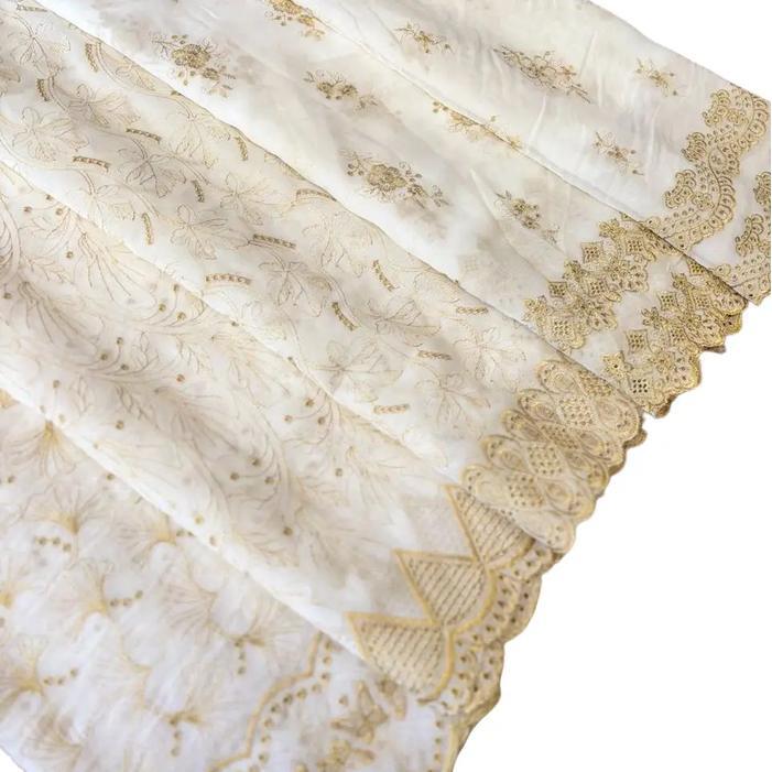 Kain Kebaya Embroidery Metalik Gold Atasan Kebaya Wanita Busana Adat Bali Kebaya Bali Baju Motif