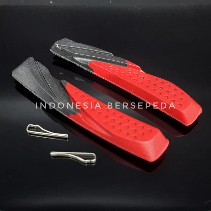 V Brake Shoe Pad Shimano Deore LX XT XTR DXR - Kanvas Rem V-Brake