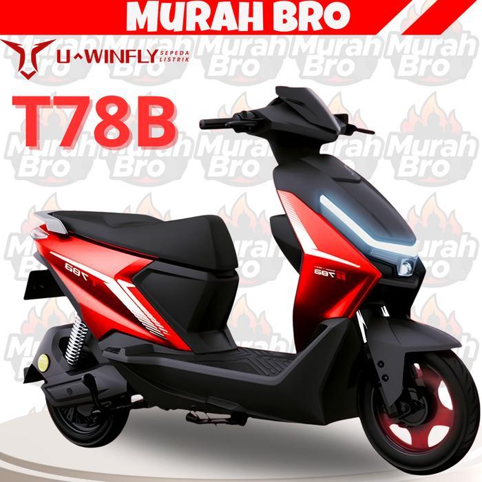 Sepeda Listrik UWINFLY T78B Garansi Resmi - UWINFLY T78 B BARANG 100% ORIGINAL GARANSI RESMI - BIRU