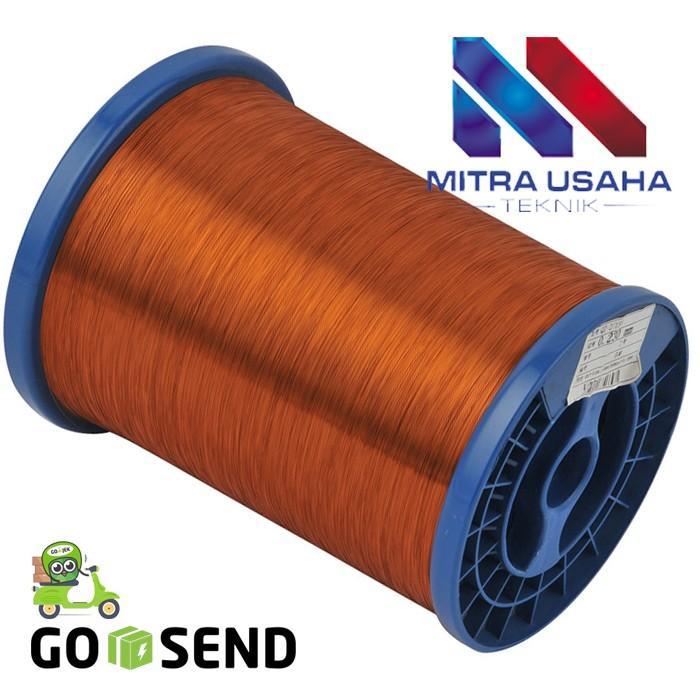 "New" KAWAT TEMBAGA EMAIL 0.15 MM ENAMEL WIRE COOPER GULUNG DINAMO ILMAIL