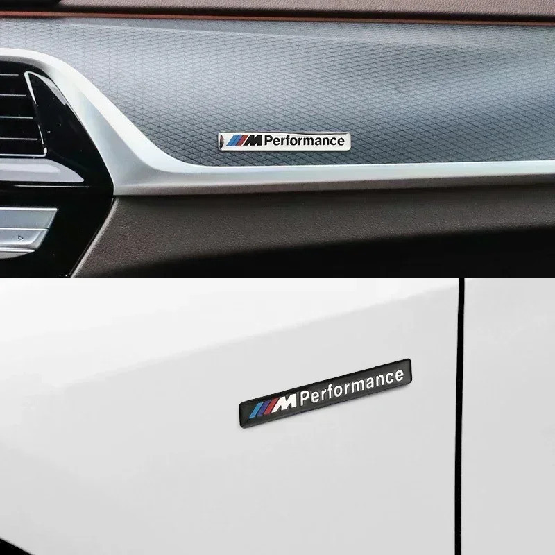 1PCS M Power Performance Sticker Decal Car Decal Logo Badge For BMW M 1 3 4 5 6 7 M3 M5 M6 x1 x3 Car