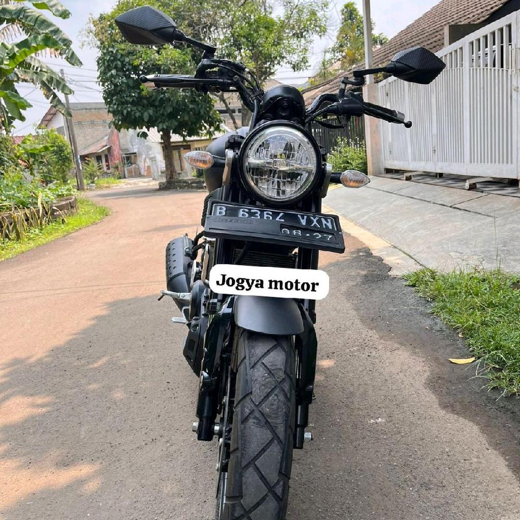 Yamaha XSR 155 Tahun 2022 motor bekas berkualitas Jogyamotor darkblack