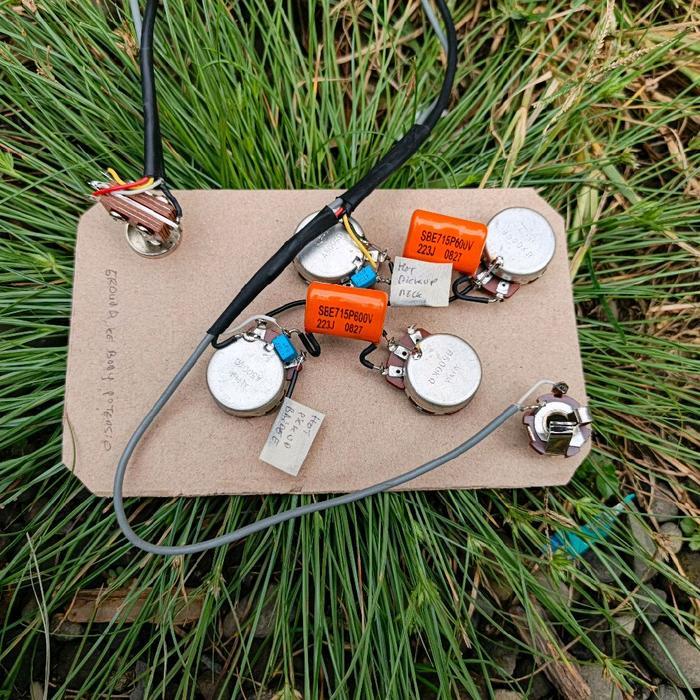 Wiring Gitar Les Paul 50s Gibson Epiphone Prewiring Plus Treble Bleed - IM