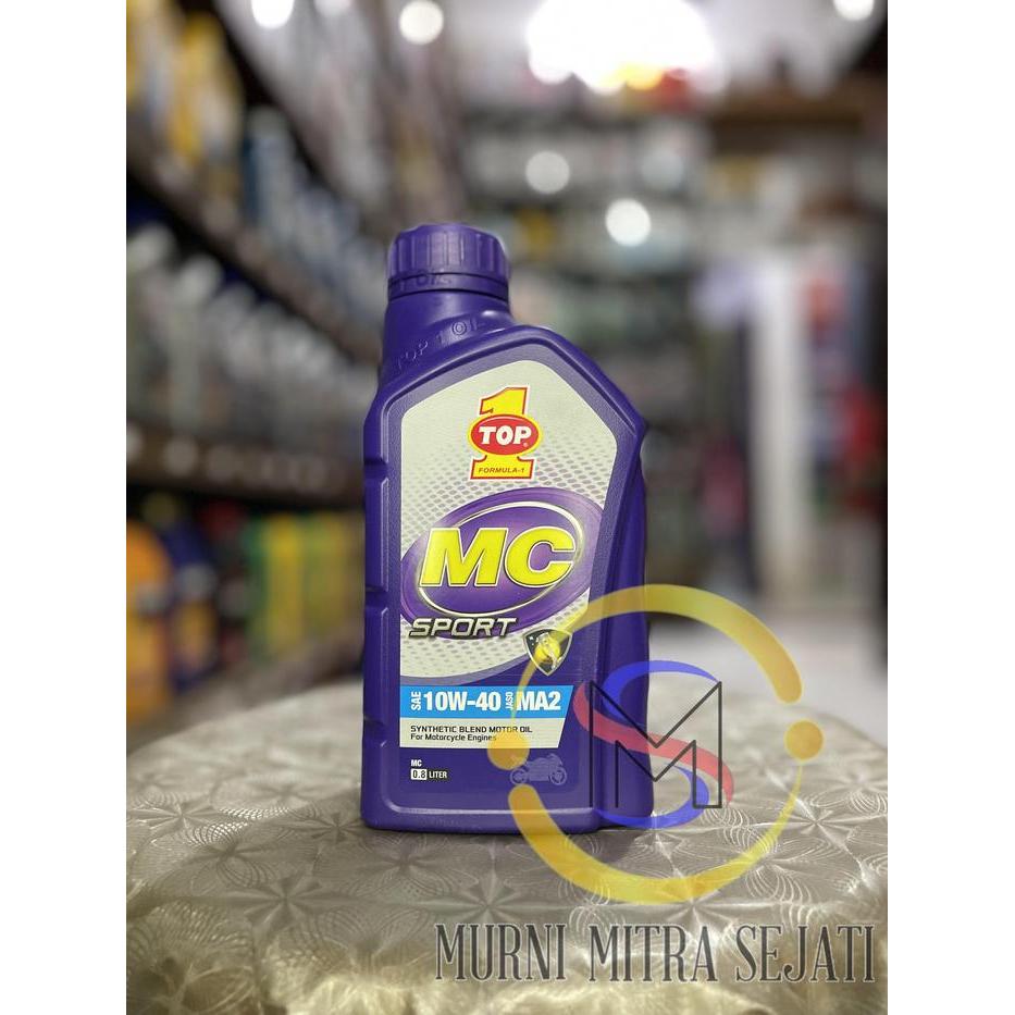 TOP 1 MC SPORT OIL 4T OLI SAE 10W-40 TOP1 10 W 10W40 0.8 L / 800 ML