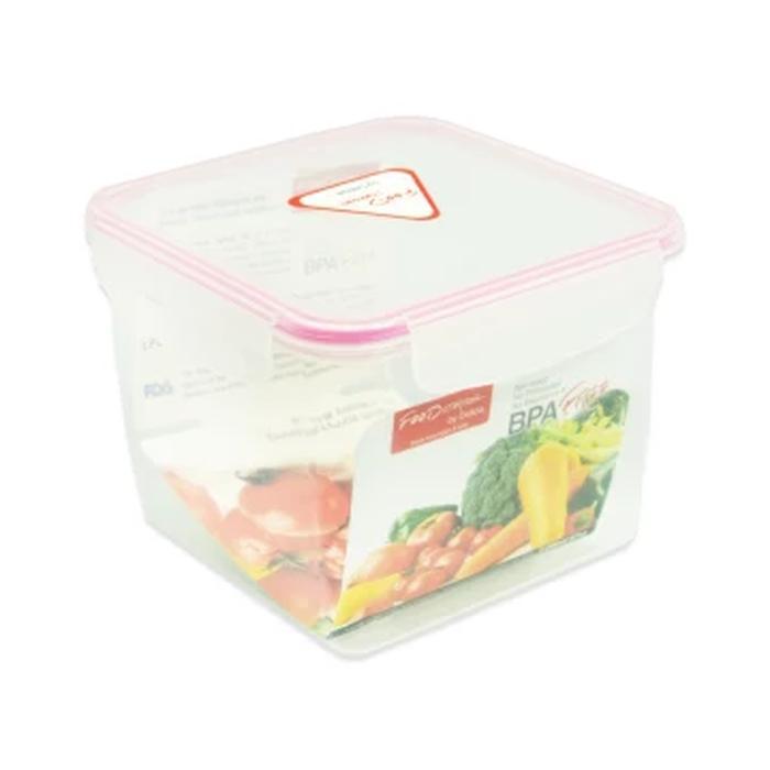 DELICIA TOPLES MAKANAN KOTAK 2 LTR - PINK