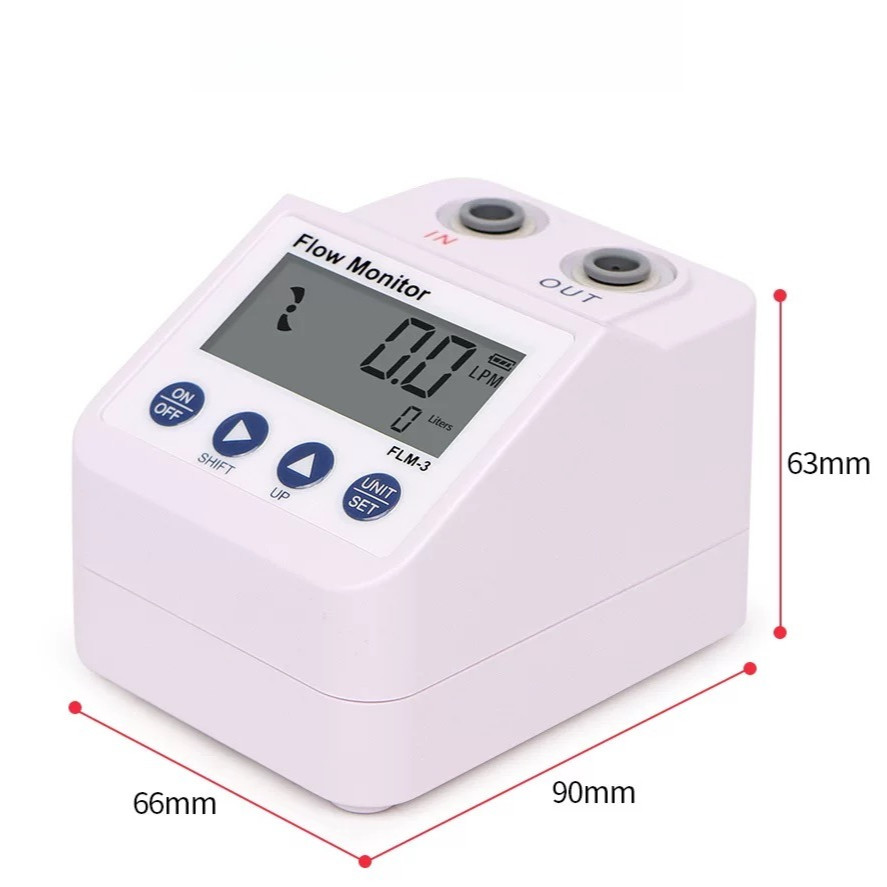 Flm-3 Water Flow Meter Water Purifier Flowmeter Alarm And Power Save Function Filter Water Flow