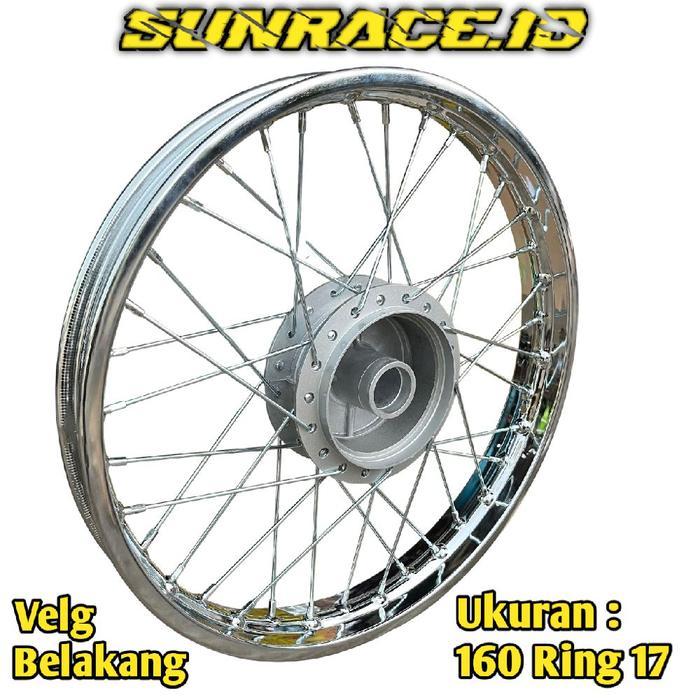 Velg Belakang Standar Jari Jari Ukuran 160 Ring 17 Honda Supra X Lama & Supra Fit Lama Pnp Legenda 2