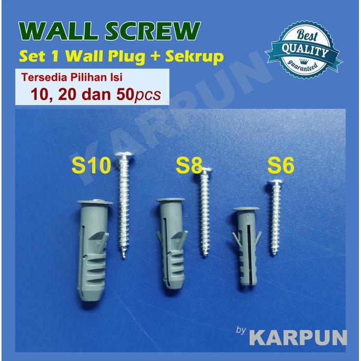 Sekrup Fisher sekrup Fissher Sekrup Fiser S6 S8 S10