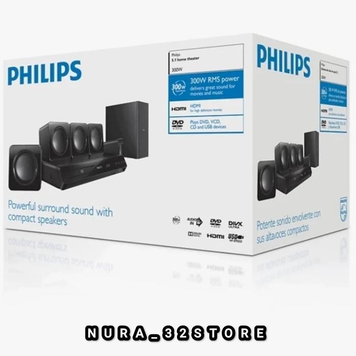 Philips Dvd Home Theater 5.1 Htd-3510 Co