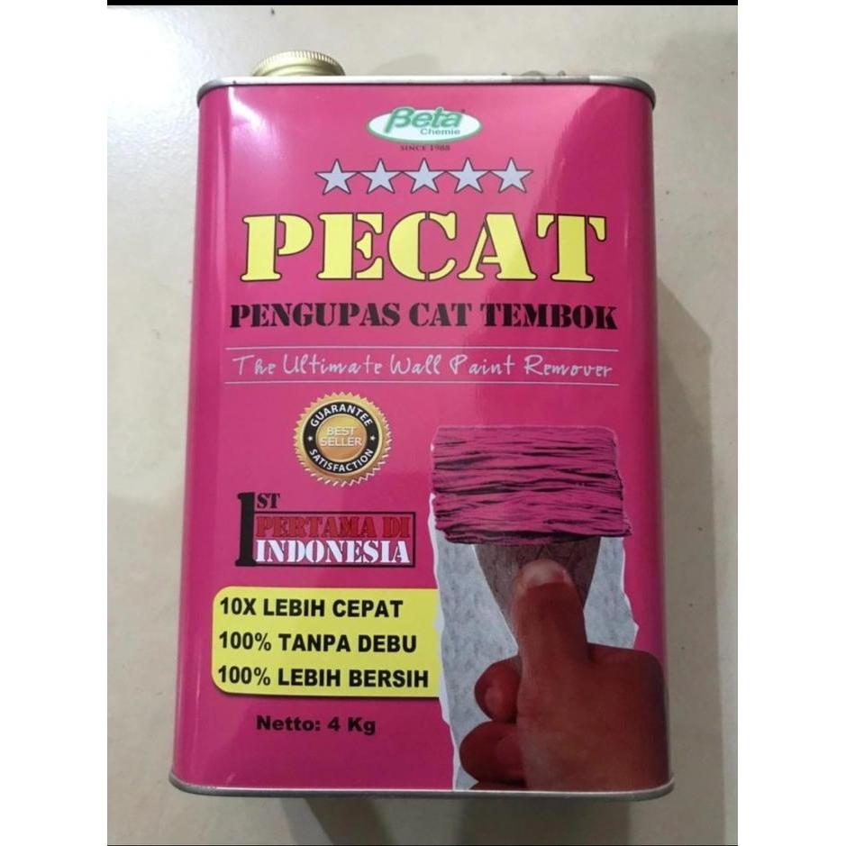 "New" PERONTOK CAT TEMBOK PECAT ( 4 KG ) - PAINT REMOVER CAT TEMBOK