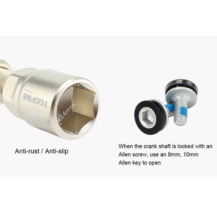 "New" Toopre Kunci Treker Alat Pembuka Crank BB Kotak Trekker Puller