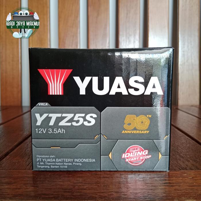 Aki Motor Vario 110, Mio Soul Gt, Beat, Vixion Yuasa Ytz5S Aki Kering