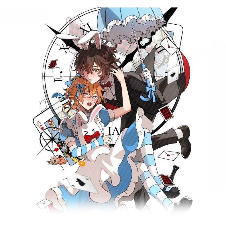 Bungo Sd Acrylic Stand Dazai Osamu Figure Nakahara Chuuya Standee Display Anime Goods Collection