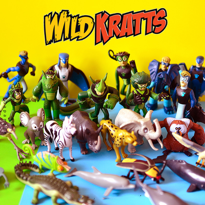 Wild Kratts Animals Martin Chris Koala Bat Lizard Whale Dolphin Zebra Orangutan Chameleon Lion Jimmy
