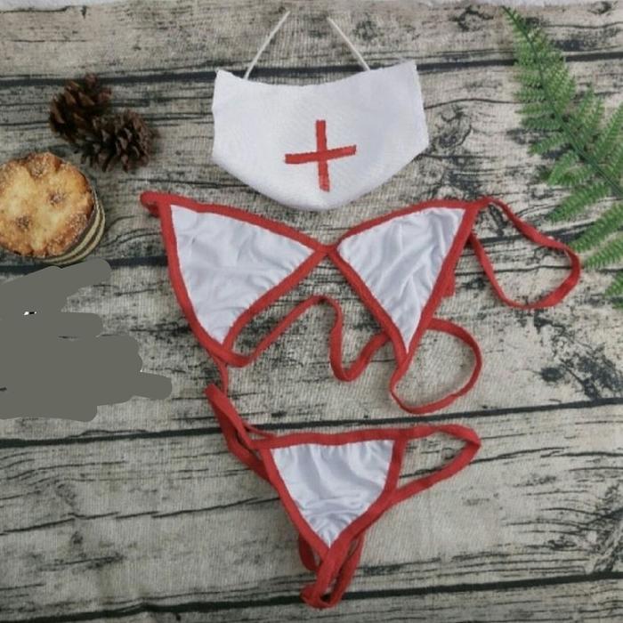 Lingerie Nurse Model Bikini Co
