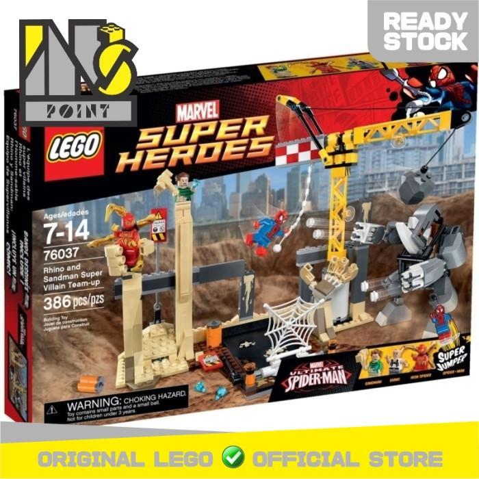 LEGO 76037 - Super Heroes - Rhino and Sandman Supervillain Team-up