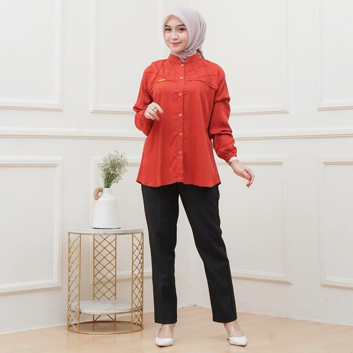 NURIYA Blus Rayon Twill premium Atasan Wanita