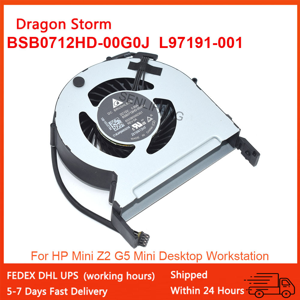 Diskon 12V GPU Fan New For HP Z2 Mini G5 Mini Desktop Workstation 0.85A 4Wires Cooler L97191-001 BSB