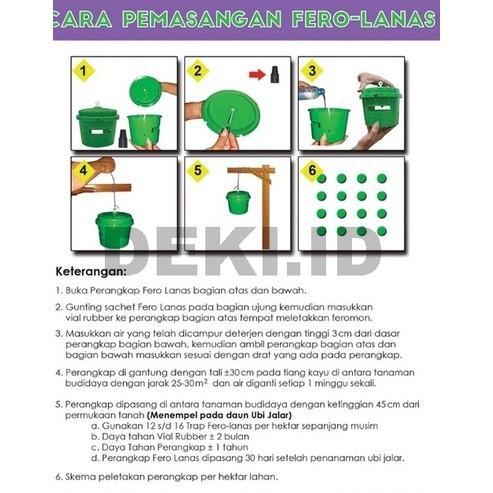 Sale Terlaris Fero Lanas Feromon Pengendali Hama Boleng Tanaman Ubi Jalar Ferolanas