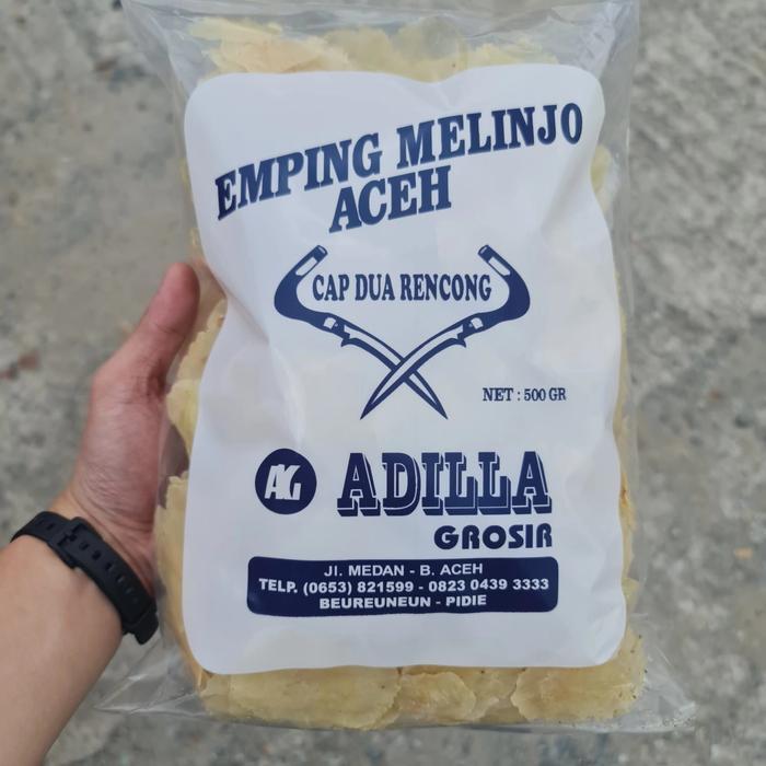 Emping Melinjo Aceh Premium 500Gr (Adilla)