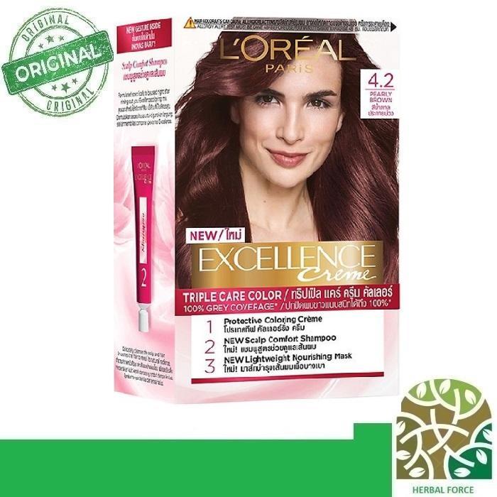 LOREAL PARIS EXCELLENCE NO 4.2 PEARLY BROWN / SEMIR RAMBUT