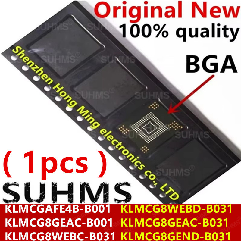 (1piece) 100% New KLMCGAFE4B-B001 KLMCG8GEAC-B001 KLMCG8WEBC-B031 KLMCG8WEBD-B031 KLMCG8GEAC-B031