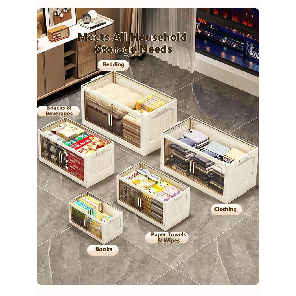 Storage Cabinet Folding Storage Box Home Living Room Toy Cabinet Storage Rack Snack Cabinet