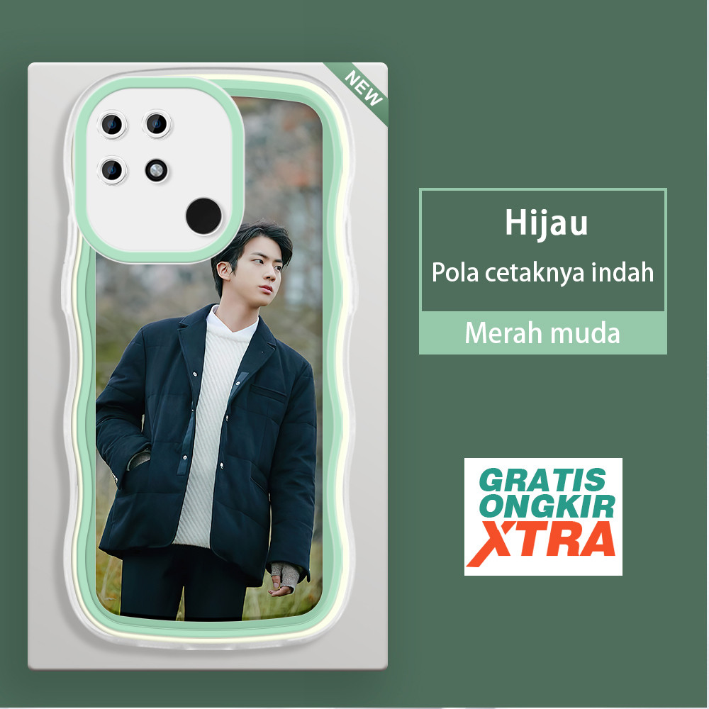 Casing HP Realme 2 Pro Narzo 20 30 30A 20A 50 Pro 50i 50A Prime Q5  Pola Kim Seok-jin BTS Jin  warna