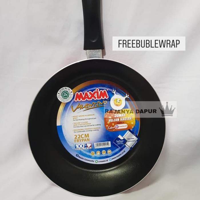 Frypan Wajan Teflon Maxim Valentino 22Cm - Dadaran Wajan Teflon Maxim