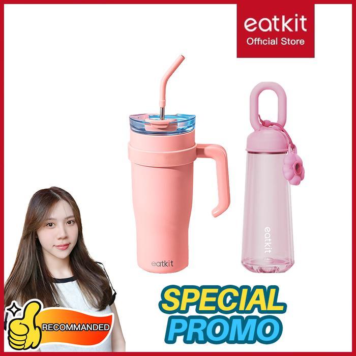Celyhome x eatkitEatkit Tumbler Stainless Steel 1200ml Mug Tahan Panas Dingin Portable BPA FREE